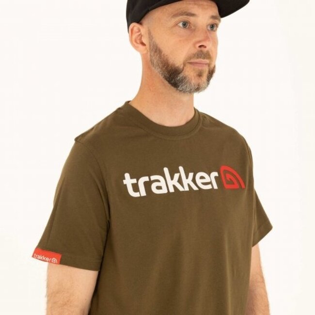 trakker cr logo t-shirt green