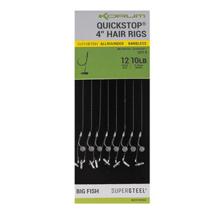 korum big fish hairstops with quickstops barbless
