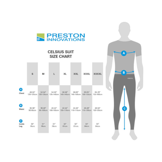 preston celcius suit model
