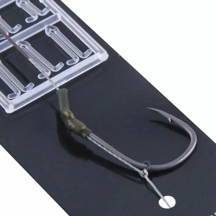 Korda N-Trap DF Carp Rig Wide Gape Előkötött Bojlis Horog