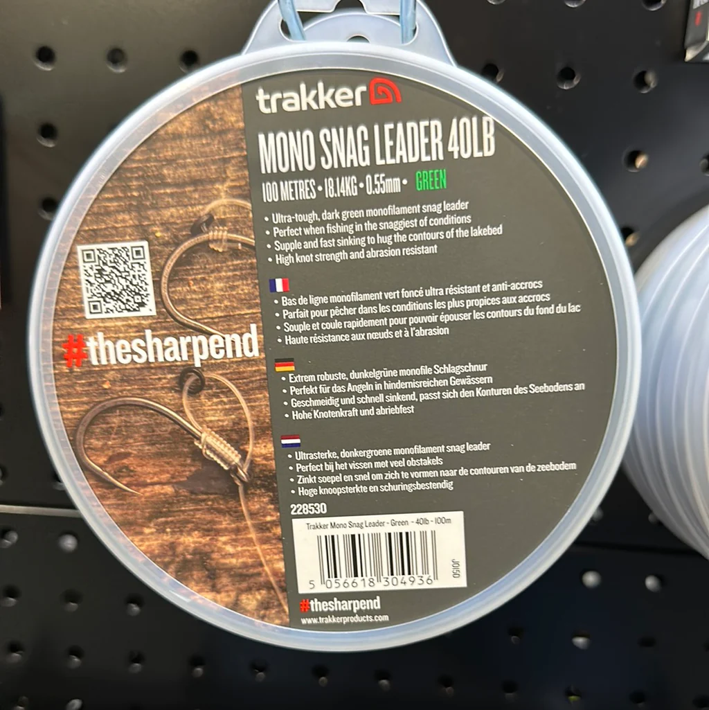 Gardner Slinky Snag Leader 100m - Hochwertige Angelschnur | Glatt & Geschmeidig Für Meerangler