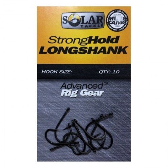 solar tackle stronghold 101 long shank hooks **laatste kans**