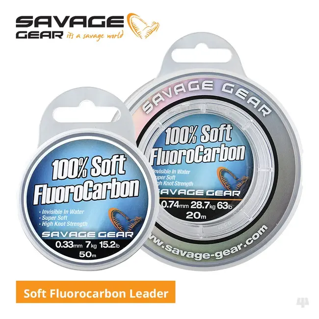 savage gear 100% soft fluorocarbon