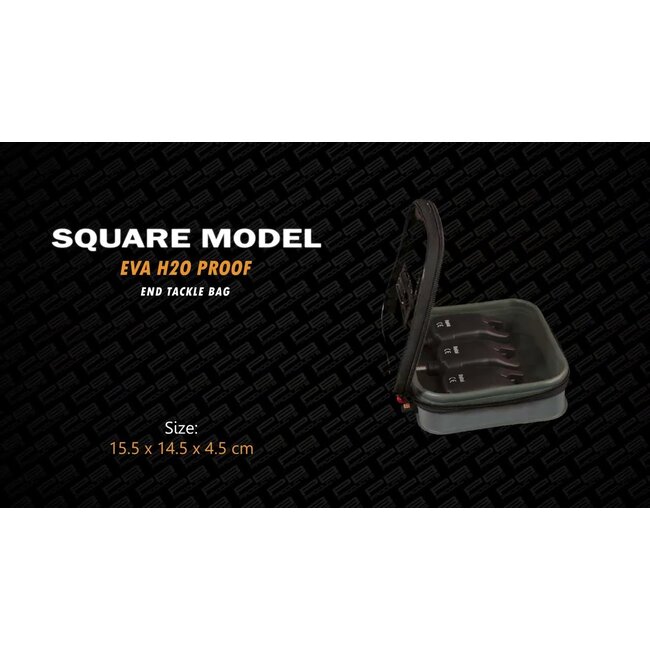 pb products eva h2o proof end tackle bag square model