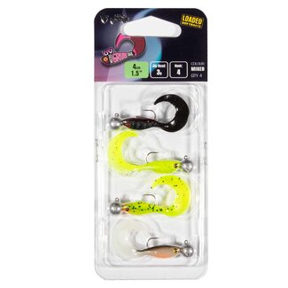 fox rage loaded uv ultra micro grub tail colour pack