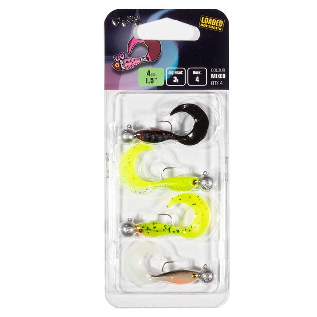 rage loaded uv ultra micro grub tail colour pack