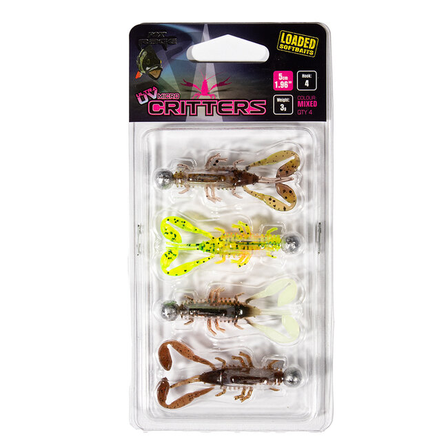 rage loaded ultra uv micro critters clour pack