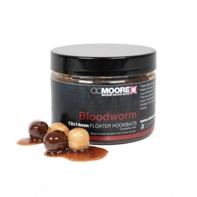 ccmoore bloodworm floater hookbaits