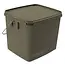 trakker olive square container 13 liter (inclusief tray)