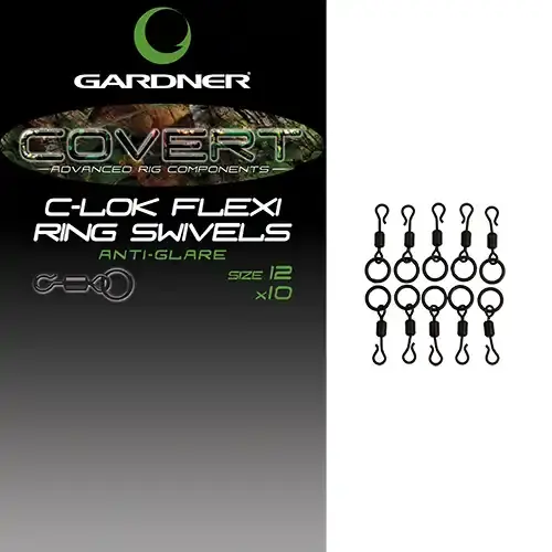 Kit 30-60 Pezzi Girelle A Scatto Con Anelli 9km Per Pesca Carpa - Acciaio Inox
