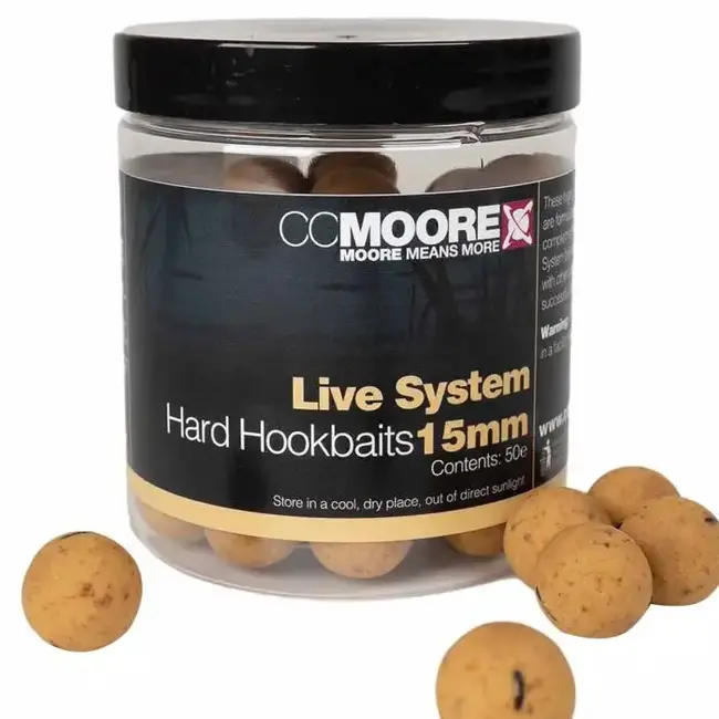 ccmoore live system hard hookbaits
