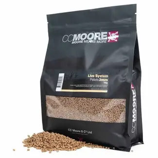 CC Moore live system pellets
