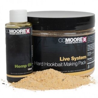 ccmoore live system hard hookbaits making pack