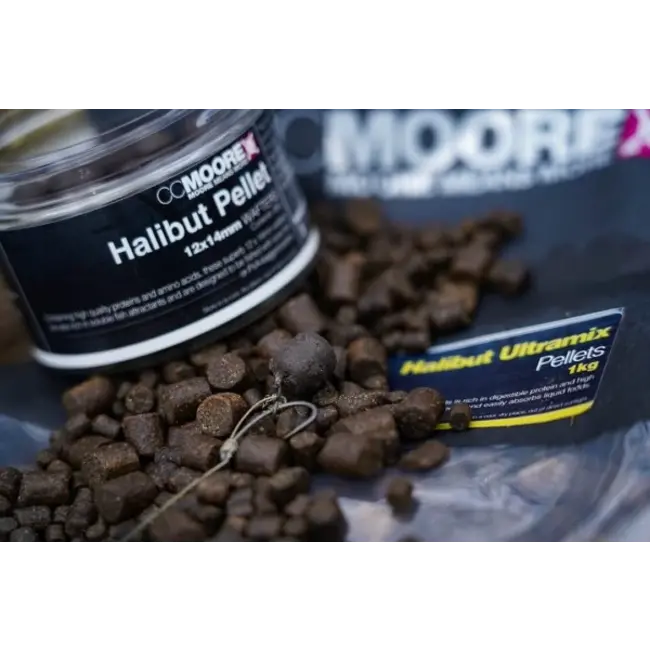CC Moore halibut pellet wafters