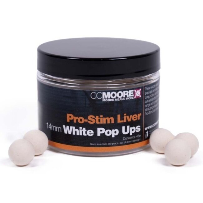 ccmoore pro-stim liver white pop ups