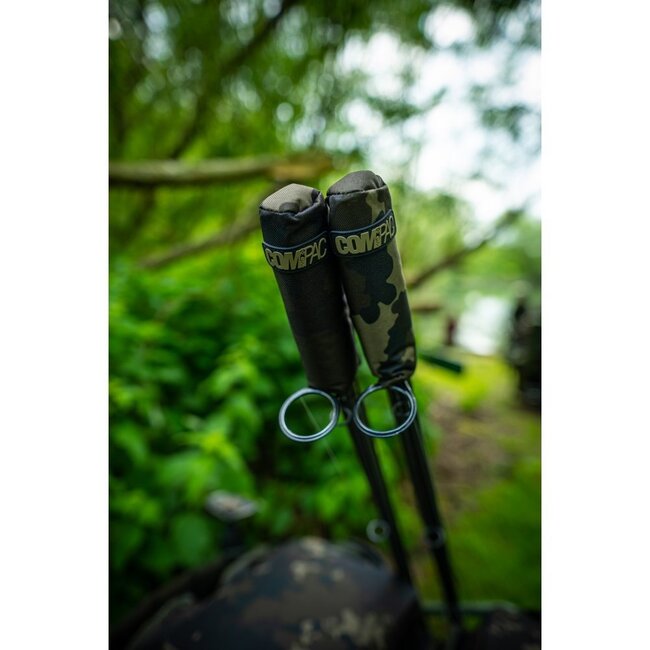 korda compac elasticated tip & butt protection dark camo