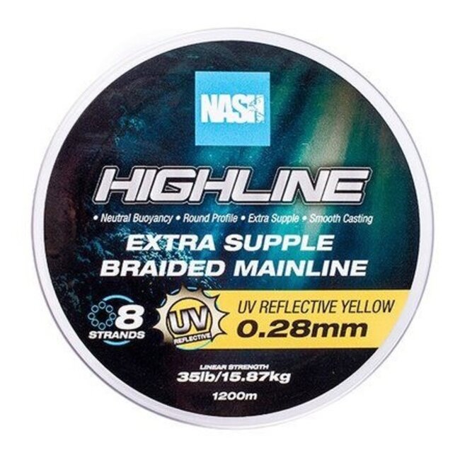 nash highline floating braid uv yellow