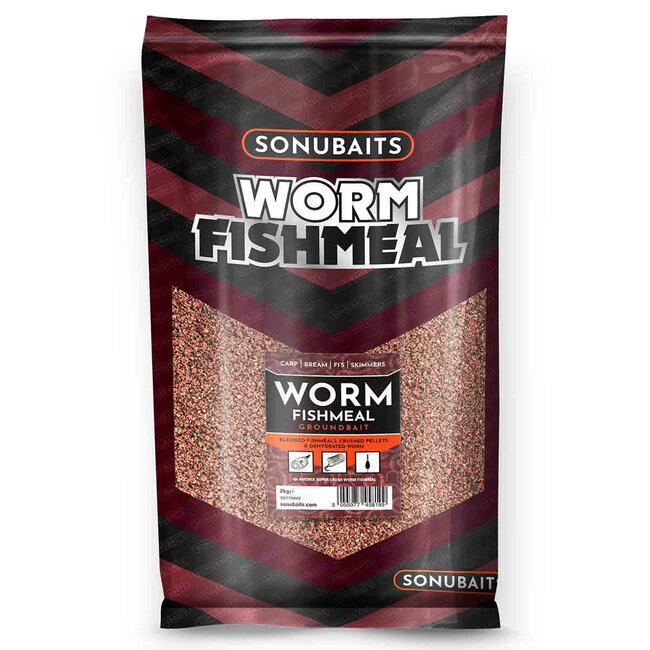 sonubaits supercrush groundbait worm fishmeal