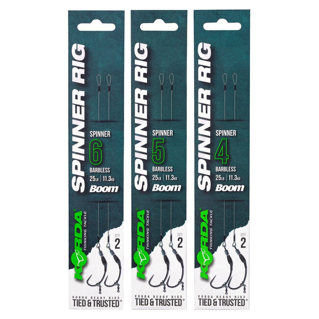 korda spinner rig spinner barbless
