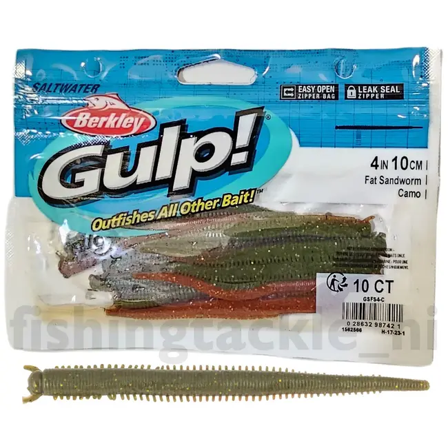 berkley gulp hollow fat sandworm