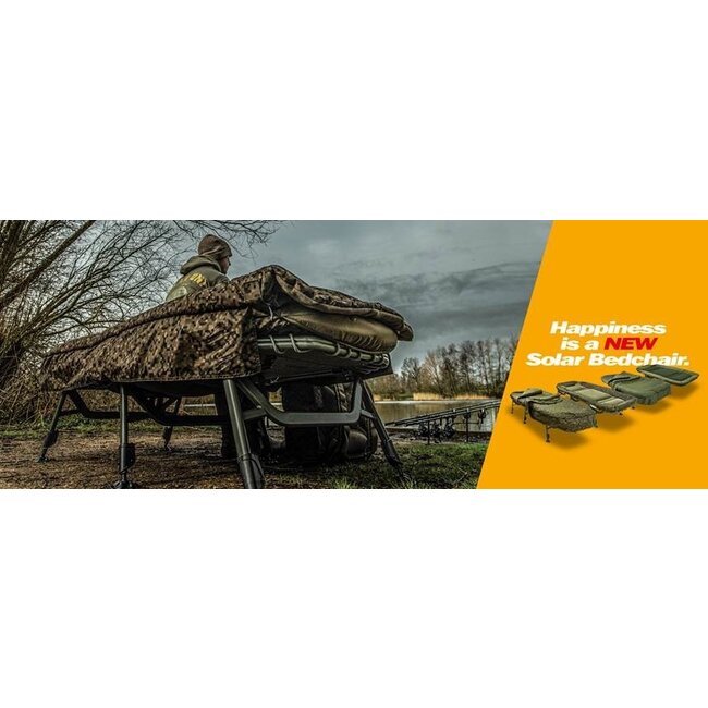 solar tackle sp c-tech memory foam bedchair mk2
