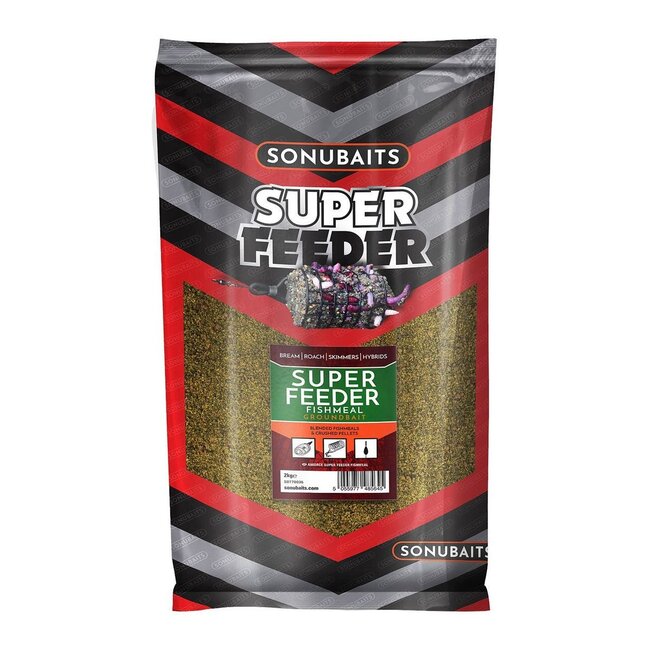 sonubaits supercrush groundbait super feeder - fishmeal