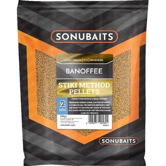 sonubaits stiki method pellets banoffee