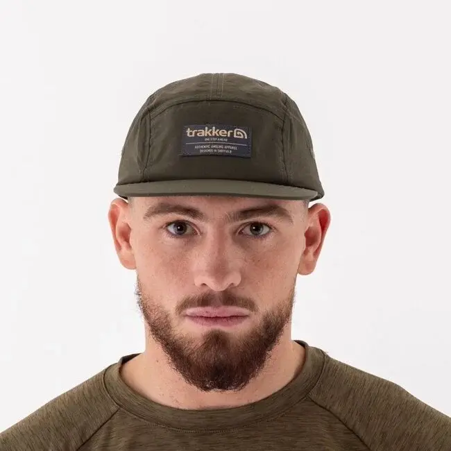 trakker 5 panel cr green cap