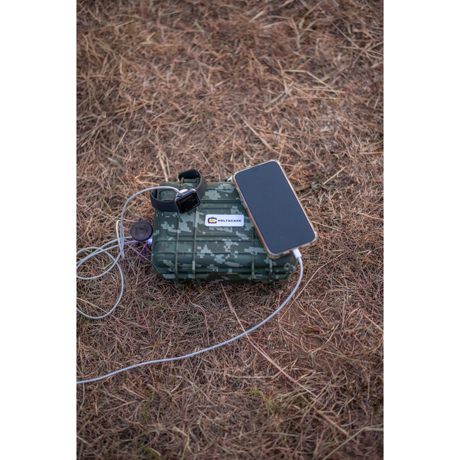 voltacase powerbank outdoorbox camo 120k
