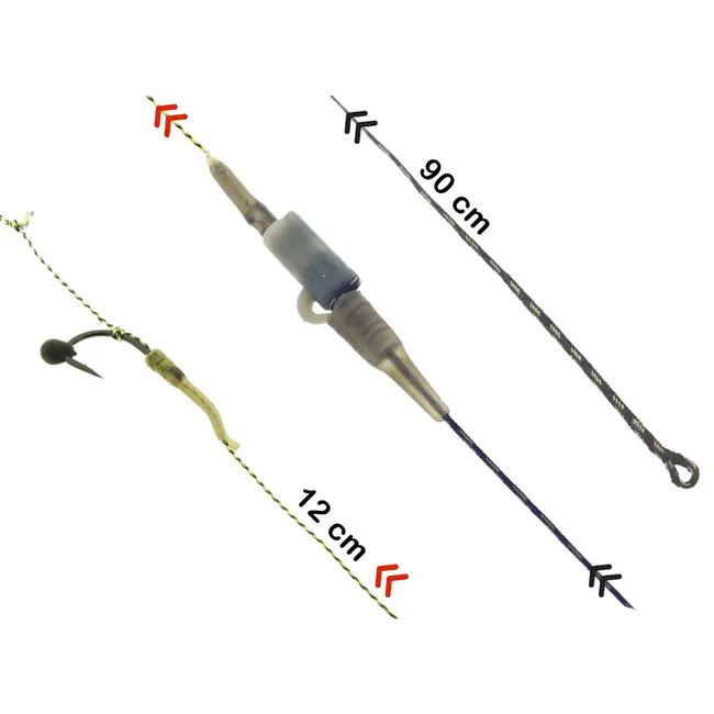 pb products r2g leadclip leader - shot on the hook rig