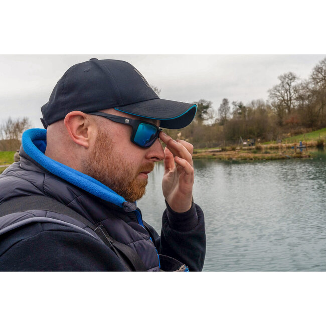 preston inception wrap sunglasses - ice blue lens