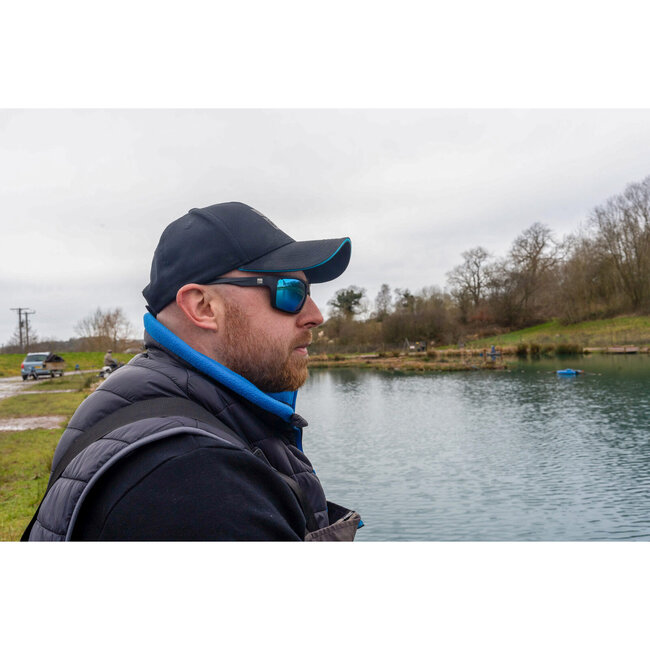 preston inception wrap sunglasses - ice blue lens