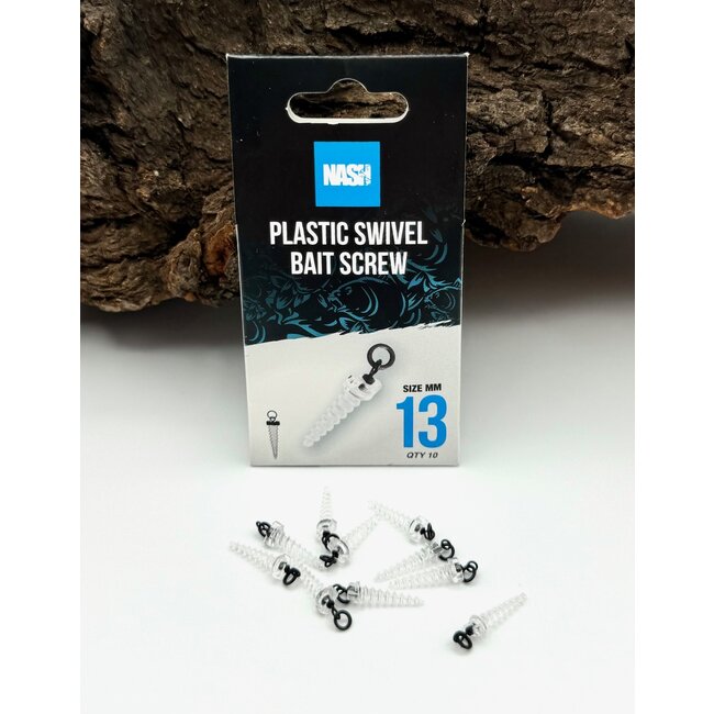 nash plastic swivel bait screw 13mm