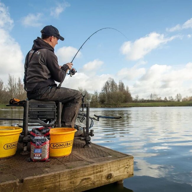 sonubaits supercrush groundbait super feeder - sweet fishmeal