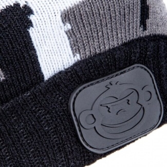 ridgemonkey bobble hat black/white **laatste kans**