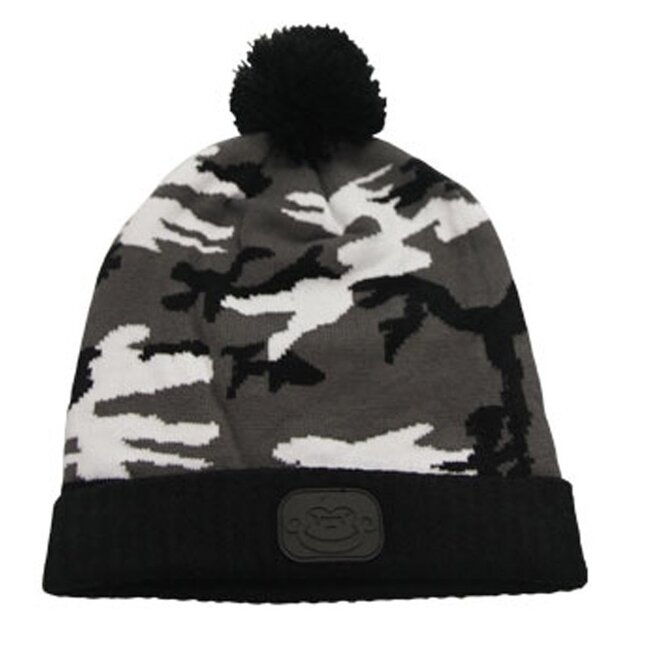 ridgemonkey bobble hat black/white **laatste kans**