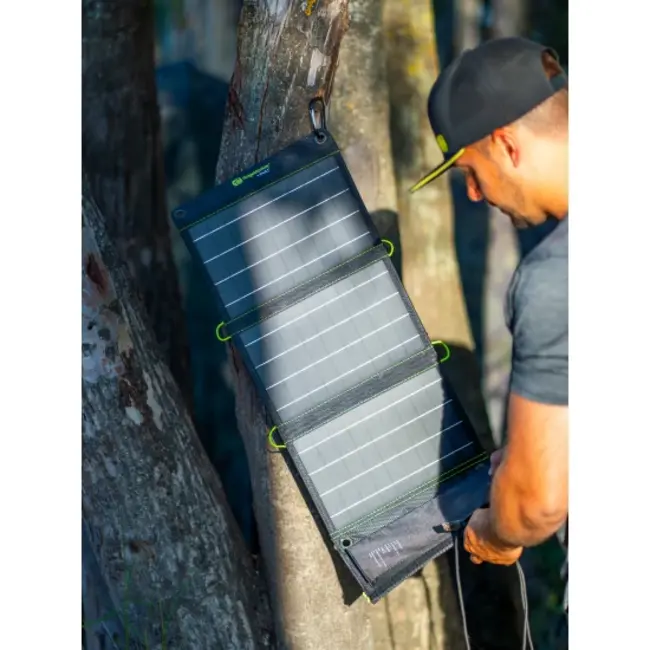 ridgemonkey vault qc3.0 usb-a 21watt solar panel