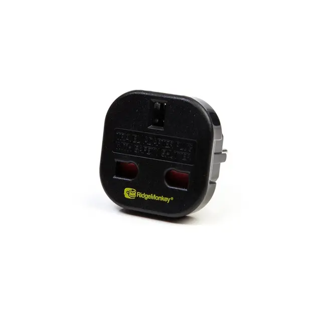 ridgemonkey vault uk 3 pin to eu 2 pin adaptor