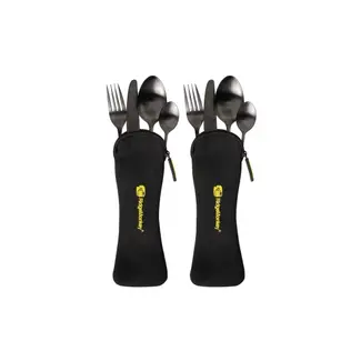 ridgemonkey dlx cutlery set twinpack nieuw model