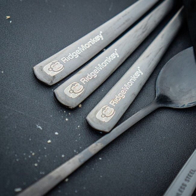ridgemonkey dlx cutlery set twinpack nieuw model