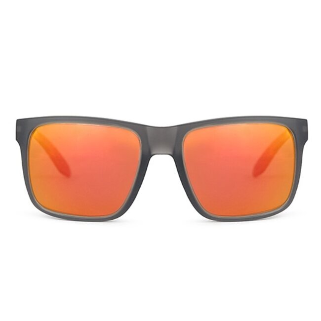 fortis eye wear bays matt brown - amber fire x-blok coating