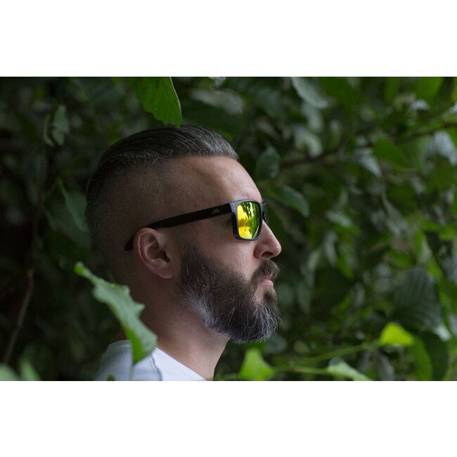 fortis eye wear bays matt brown - amber fire x-blok coating