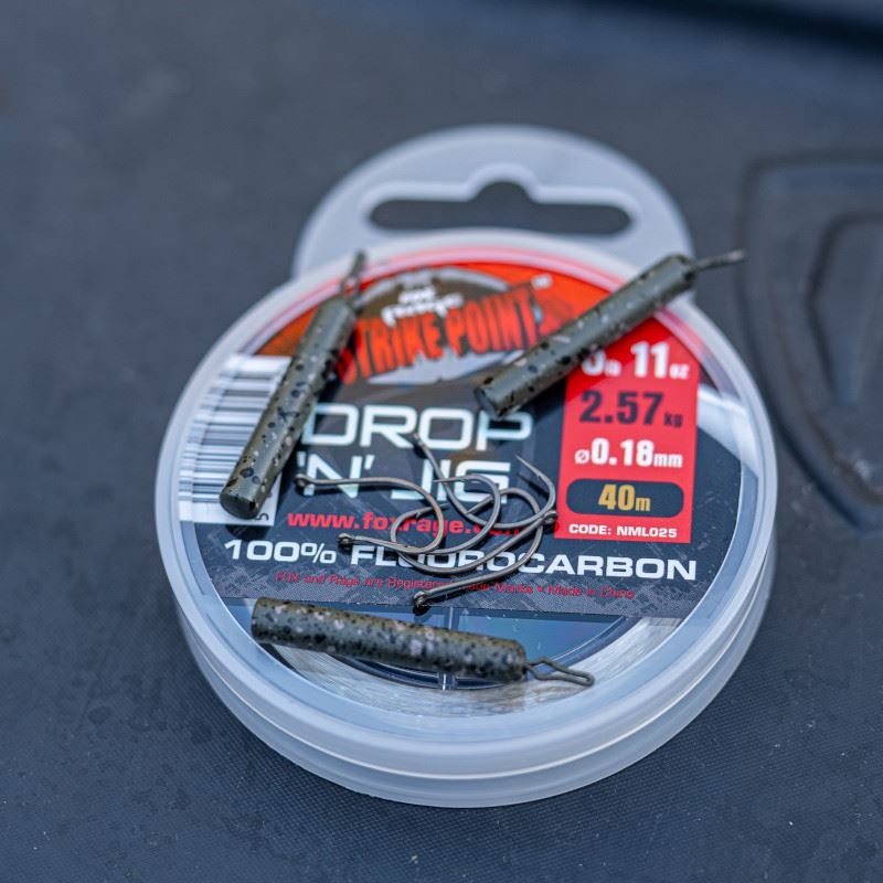 Fluorocarbone Fox Rage Drop'n'Jig – 0.30mm – 6.280kg – 50m – Neuf