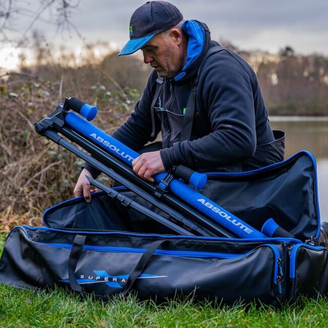 preston supera x roller & roost bag xl