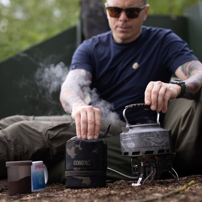 korda compac gas canister jacket cover dark kamo