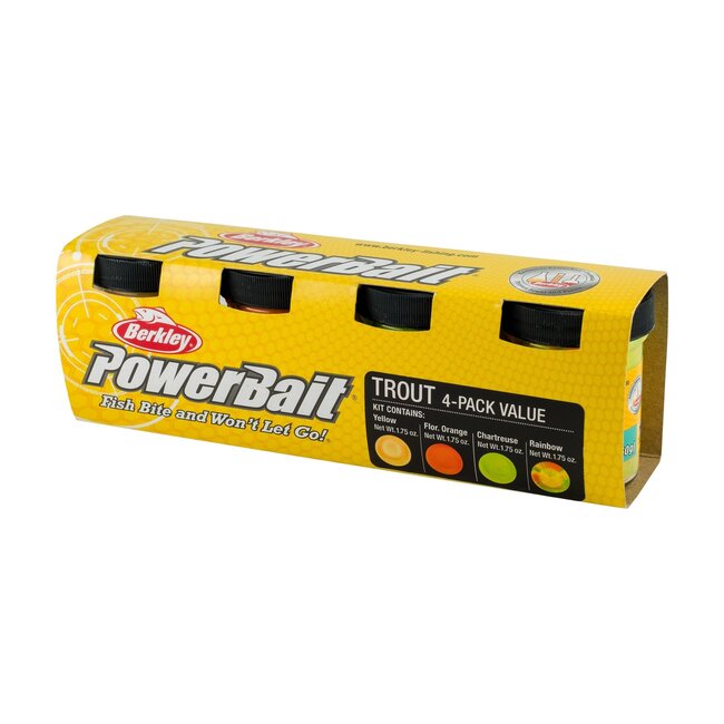 berkley powerbait forel deeg 4-pack