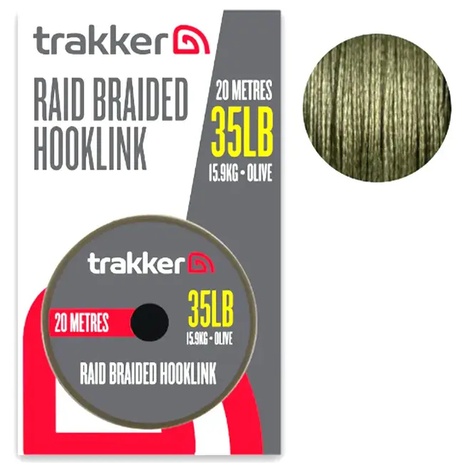 trakker raid braided hooklink