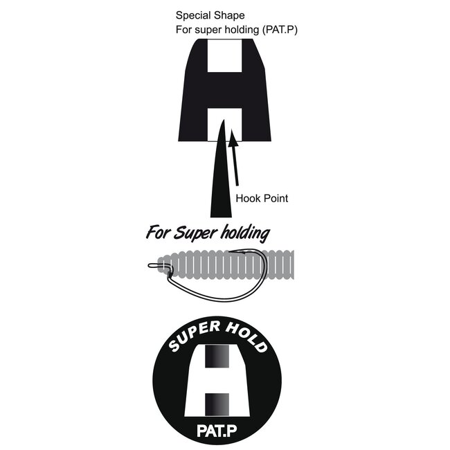 gamakatsu gamakatsu worm ewg black with silicon stoppers