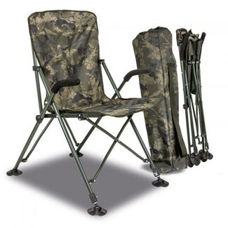 solar tackle undercover camo foldable easy chair - high