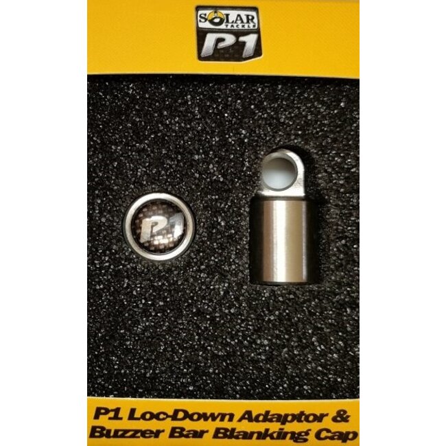 solar tackle p1 loc-down adaptor & buzz bar blanking cap